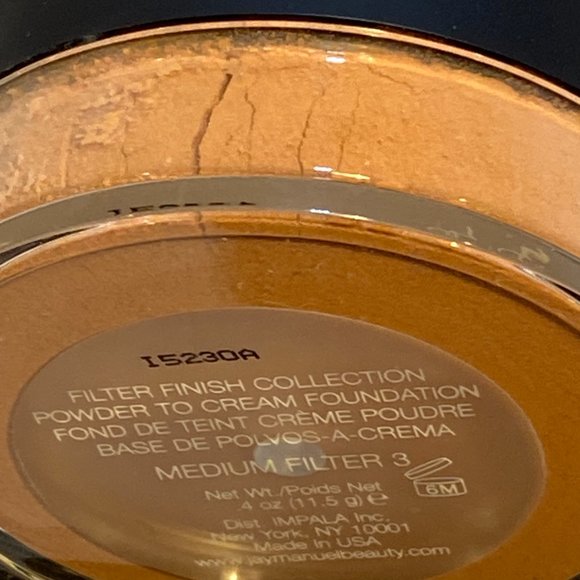 Jay Manuel Beauty Filter Finish Powder To Cream Foundation Medium Filter 3 NIB - Picture 2 of 7